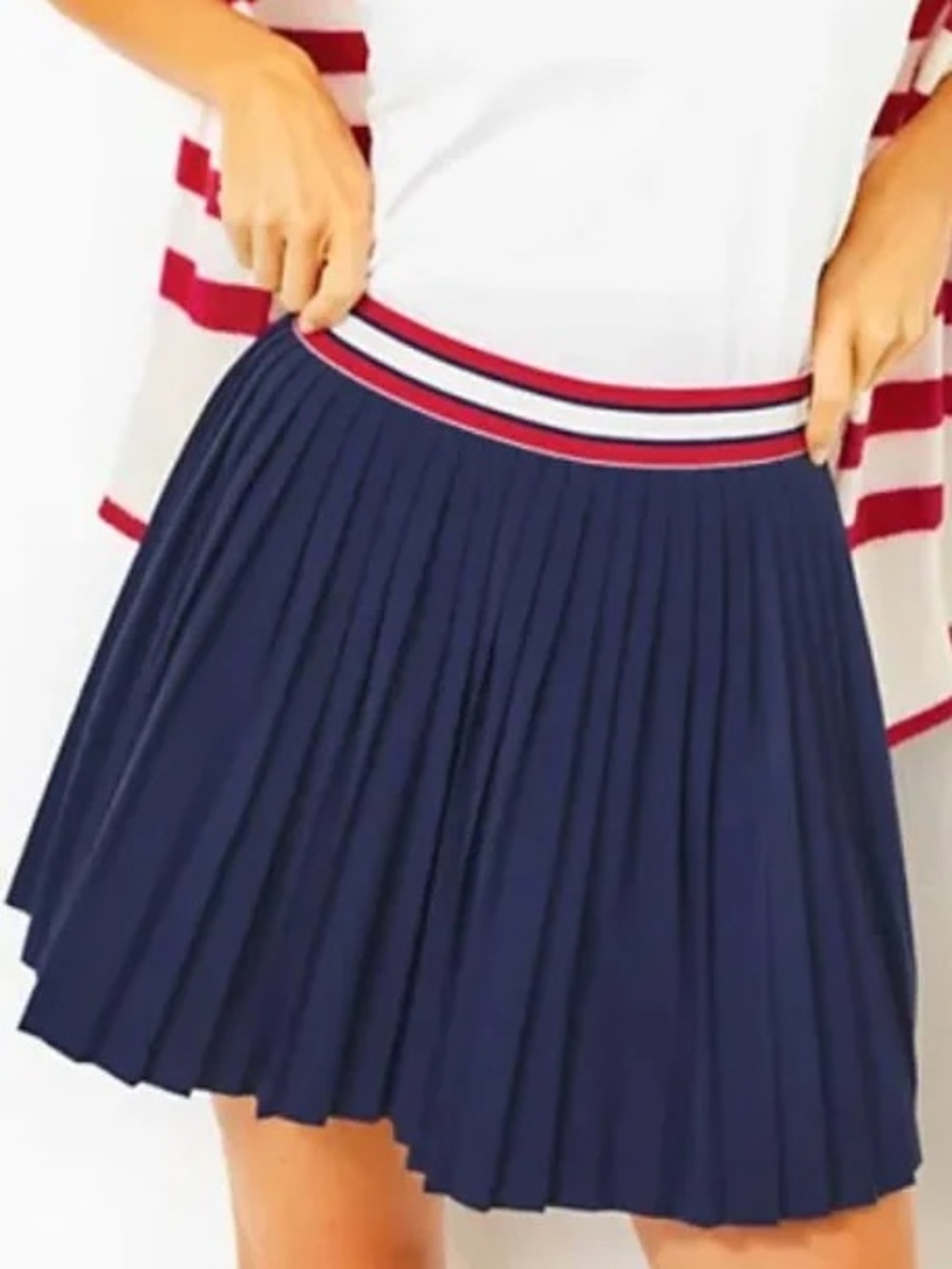 Lilly Pulitzer Makara Skort in Navy, Sz XL